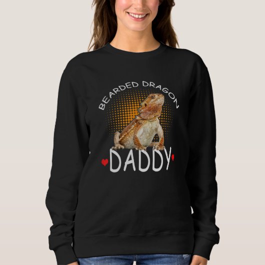 Barteter Drache für Daddy Barted Dragon Fathers Sweatshirt (Vorderseite)