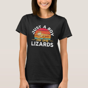 Barteter Drache Kids Lizard nur ein Junge, der Li T-Shirt