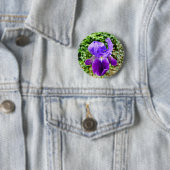 Bartetes Iris-Abzeichen Button (Beispiel)