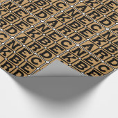 Bartflechte, Internet-Meme Geschenkpapier (Ecke)