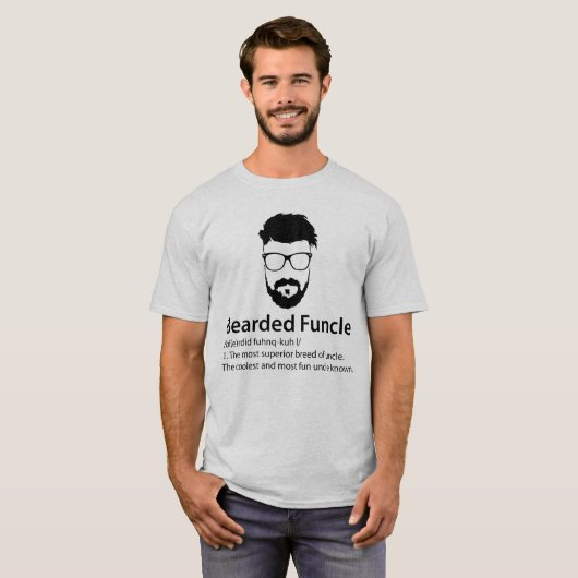 Bartfunktionale Beschreibung Bart Day Shirt Funny (Vorne ganz)