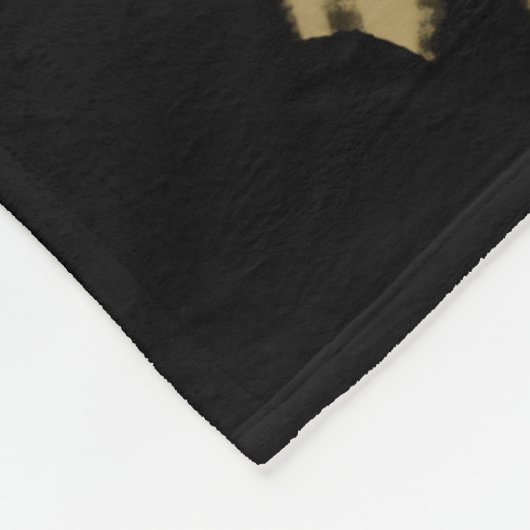 Bartgeier Fleecedecke (Ecke)