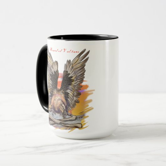 Bartgeier Tasse (Vorderseite Links)