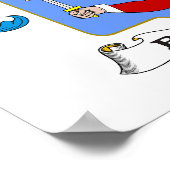 Bartha, Familie Ungarischer Wappen 11x15" Prin Poster (Ecke)