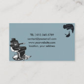 Barthair Stylist Business Card Visitenkarte (Rückseite)