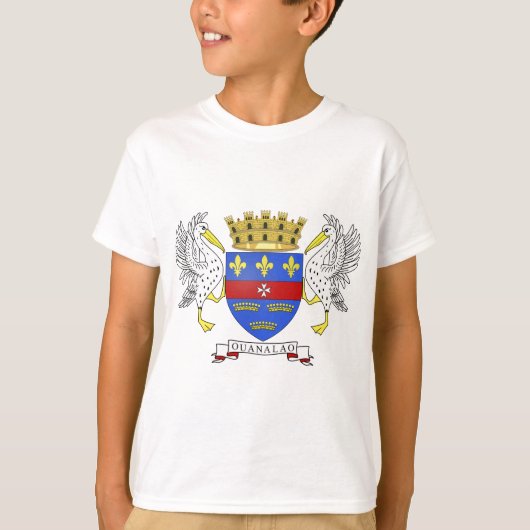 Barthelemy-Wappen T-Shirt (Vorderseite)