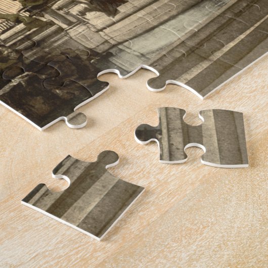 Bartholdi Fountain Lyons Frankreich Puzzle (Seite)