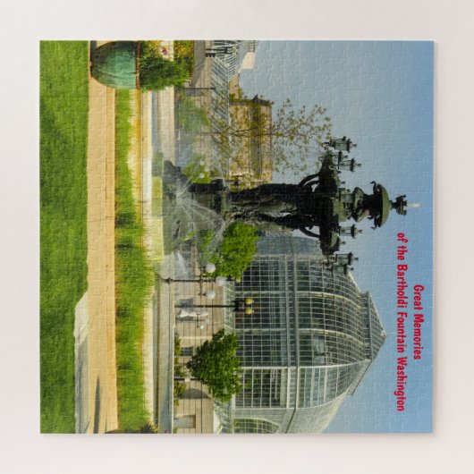 Bartholdi Fountain Washington DC. Jigsaw Puzzle (Horizontal)