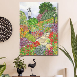 Bartholdi Park Washington DC | Mockingbird Gardens Leinwanddruck