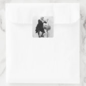 Bartholo Quadratischer Aufkleber (Tasche)