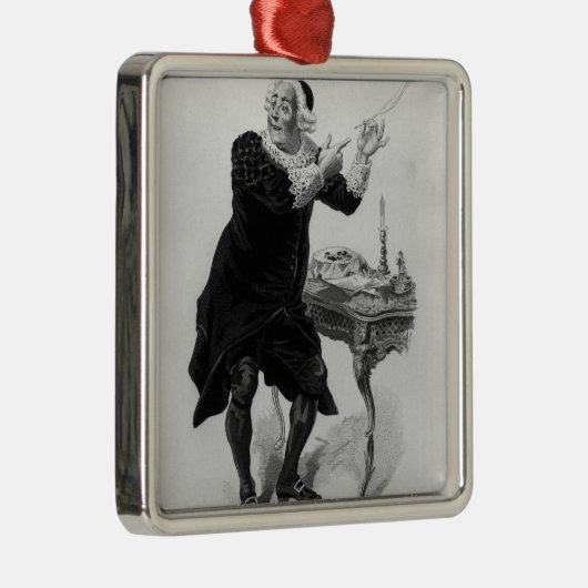 Bartholo Silbernes Ornament (Rechts)