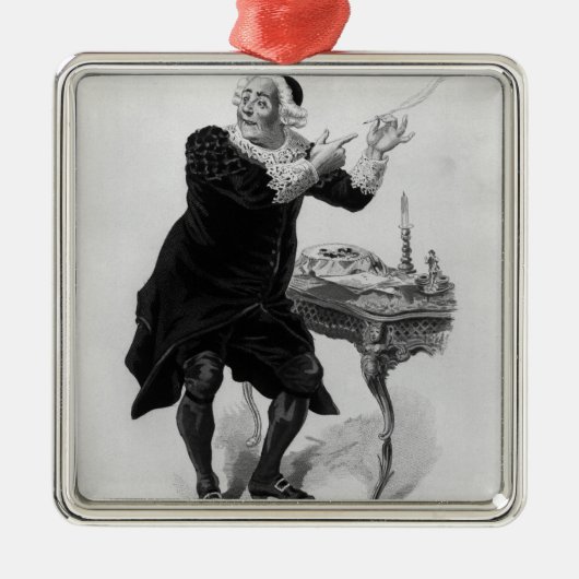 Bartholo Silbernes Ornament (Vorne)