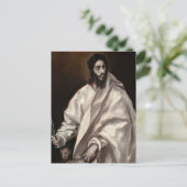 Bartholomäus der Apostel von El Greco Postkarte (Stehend Vorderseite)