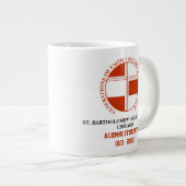 Bartholomew Grade School Alumni Jumbo Tasse (Vorderseite Rechts)