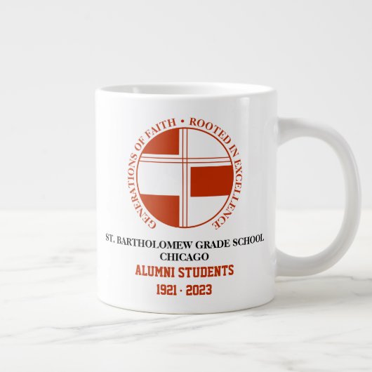 Bartholomew Grade School Alumni Jumbo Tasse (Rechts)