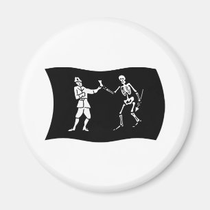 Bartholomew Roberts Flag Magnet