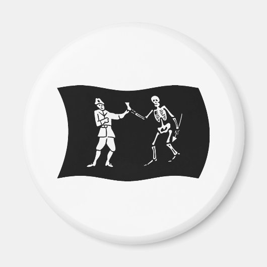 Bartholomew Roberts Flag Magnet (Vorne)