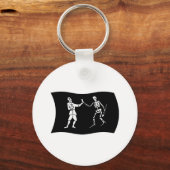 Bartholomew Roberts Flag Schlüsselanhänger (Vorderseite)