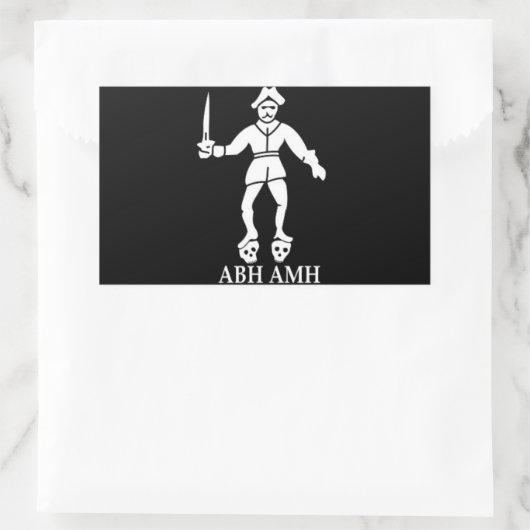 Bartholomew Robert's Pirate Flag Sticker (Tasche)