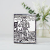 Bartholomew Roberts Postkarte (Stehend Vorderseite)