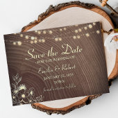 Bartholz Rustikale Hochzeit Save The Date