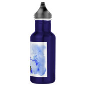 Barti - blau und weiß edelstahlflasche (Rechts)