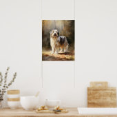 Barti Collie Dog Art Print Poster (Küche)