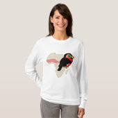 Bärtige Barbet-Strecke T-Shirt (Vorne ganz)