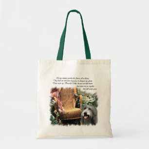 Bärtige Collie-Kunst-Geschenke Tragetasche