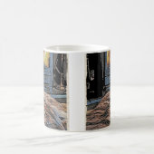 Bärtige Collie-Wolldecke-Tasse Kaffeetasse (Mittel)