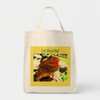 Bärtige Drache-Lebensmittelgeschäft-Tasche
