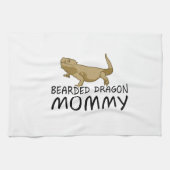Bärtige Drache-Mama Handtuch (Horizontal)