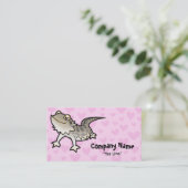 Bärtige Drache-/Rankin Drache-Liebe Visitenkarte (Stehend Vorderseite)