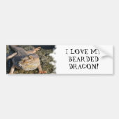 Bärtige Drache-Reihe Autoaufkleber (Vorne)