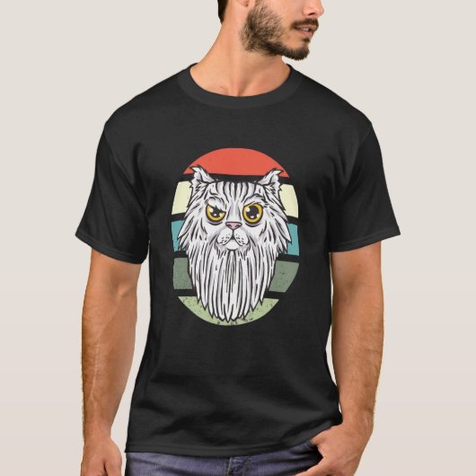 Bärtige Katze T-Shirt (Vorderseite)