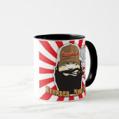 Bärtige Samurai-Tasse Tasse (VorderseiteRechts)