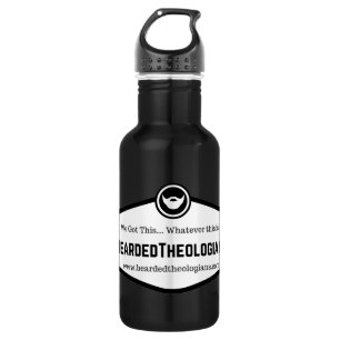 Bärtige Wasser-Flasche Trinkflasche