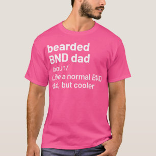 Bärtiger Bass Drum Dad Dnb Vintage Grafik Retro De T-Shirt