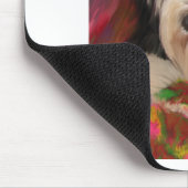 Bärtiger Collie Mousepad (Ecke)