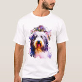 Bärtiger Collie T-Shirt (Vorderseite)