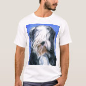 Bärtiger Collie T-Shirt (Vorderseite)