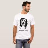 Bärtiger Collie T-Shirt (Vorne ganz)