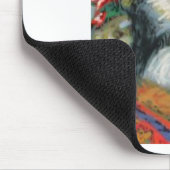 Bärtiger Collie-Welpe Mousepad (Ecke)