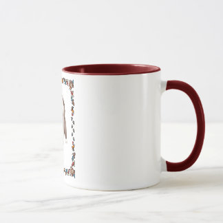 Bärtiger Collie-Welpe Tasse