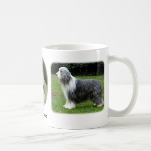 Bärtiger Collie x 3 Kaffeetasse (Rechts)