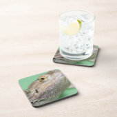 Bärtiger Drache 2 Getränkeuntersetzer (Rechte Seite)