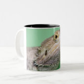 Bärtiger Drache 2 Zweifarbige Tasse (Vorderseite Links)