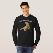 Bärtiger Drache für Frauen Mutter Echse Herpetolog T-Shirt (Vorne ganz)