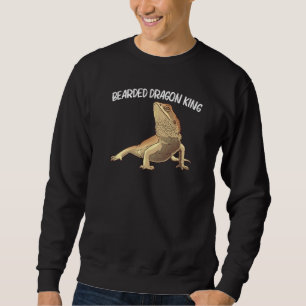 Bärtiger Drache für Männer Vater Echse Herpetologi Sweatshirt