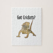 Bärtiger Drache got Grillen Puzzle (Vertikal)